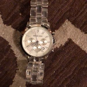 Clear mk watch